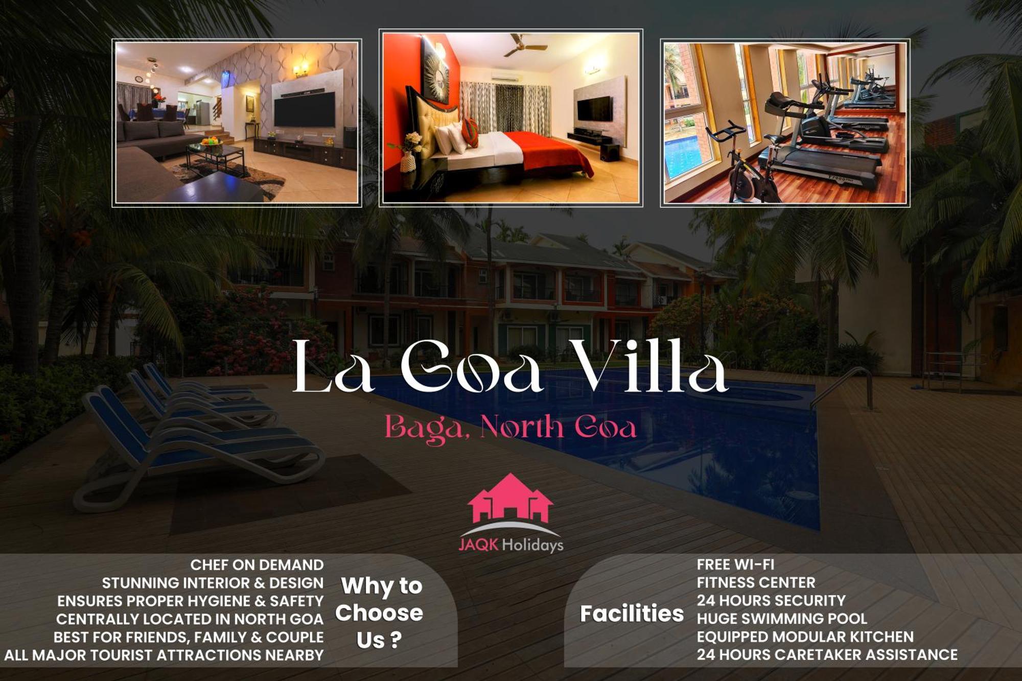 La Goa Villa - 4Bhk, Baga Ngoại thất bức ảnh