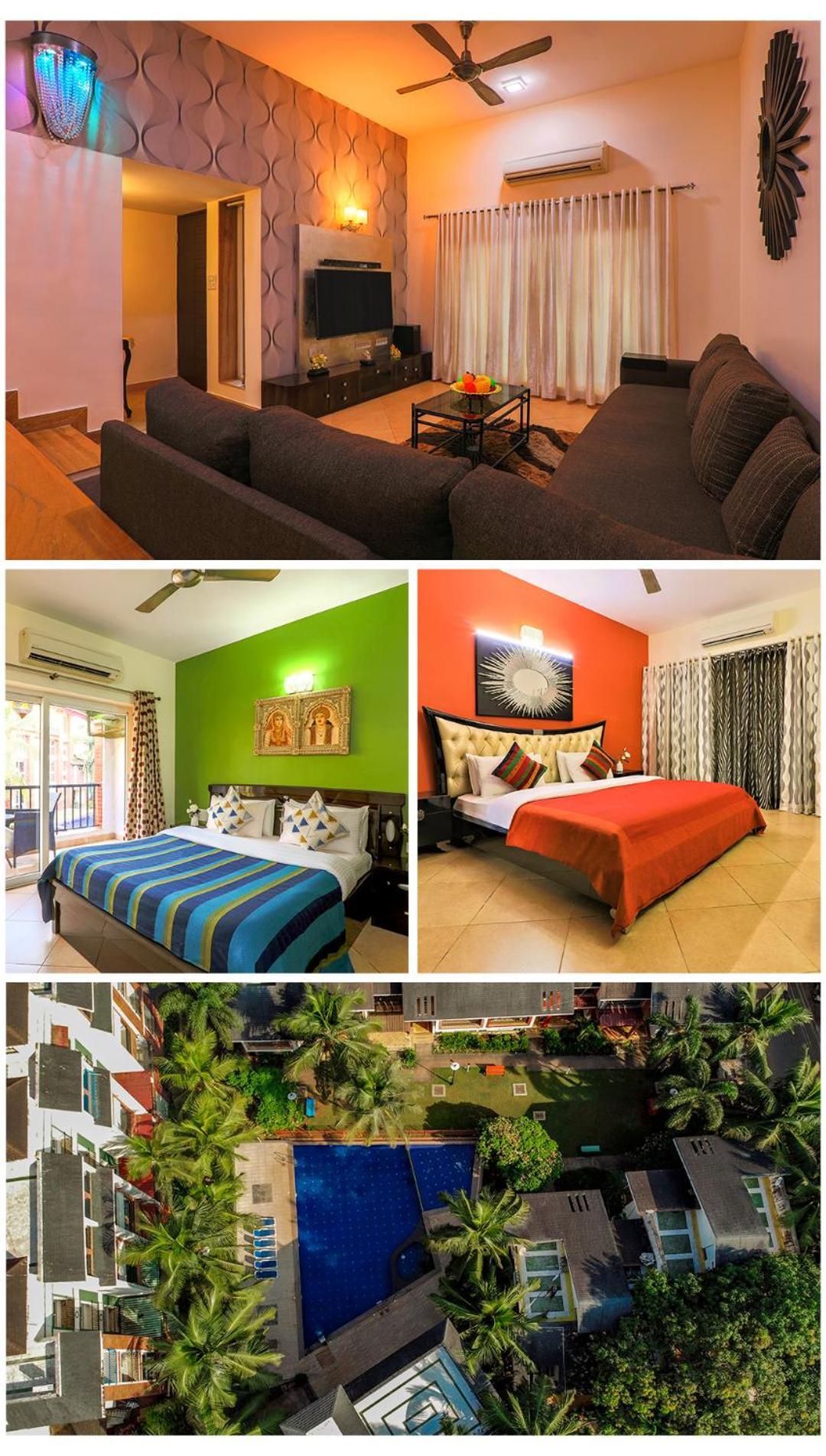 La Goa Villa - 4Bhk, Baga Ngoại thất bức ảnh